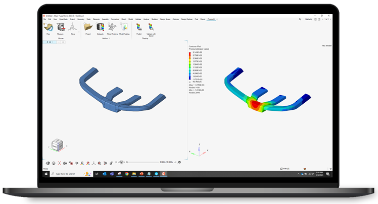 利用Simcenter PhysicsAI進行預測